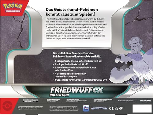 Pokémon JCC à Collectionner : Collection Friedwuff-ex (4 boosters, 2 Cartes holographiques & 1 Carte surdimensionnée)