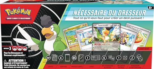 Pokémon: Nécessaire du Dresseur du JCC Pokémon (Plus de 50 Cartes utiles, 4 boosters et Plus)
