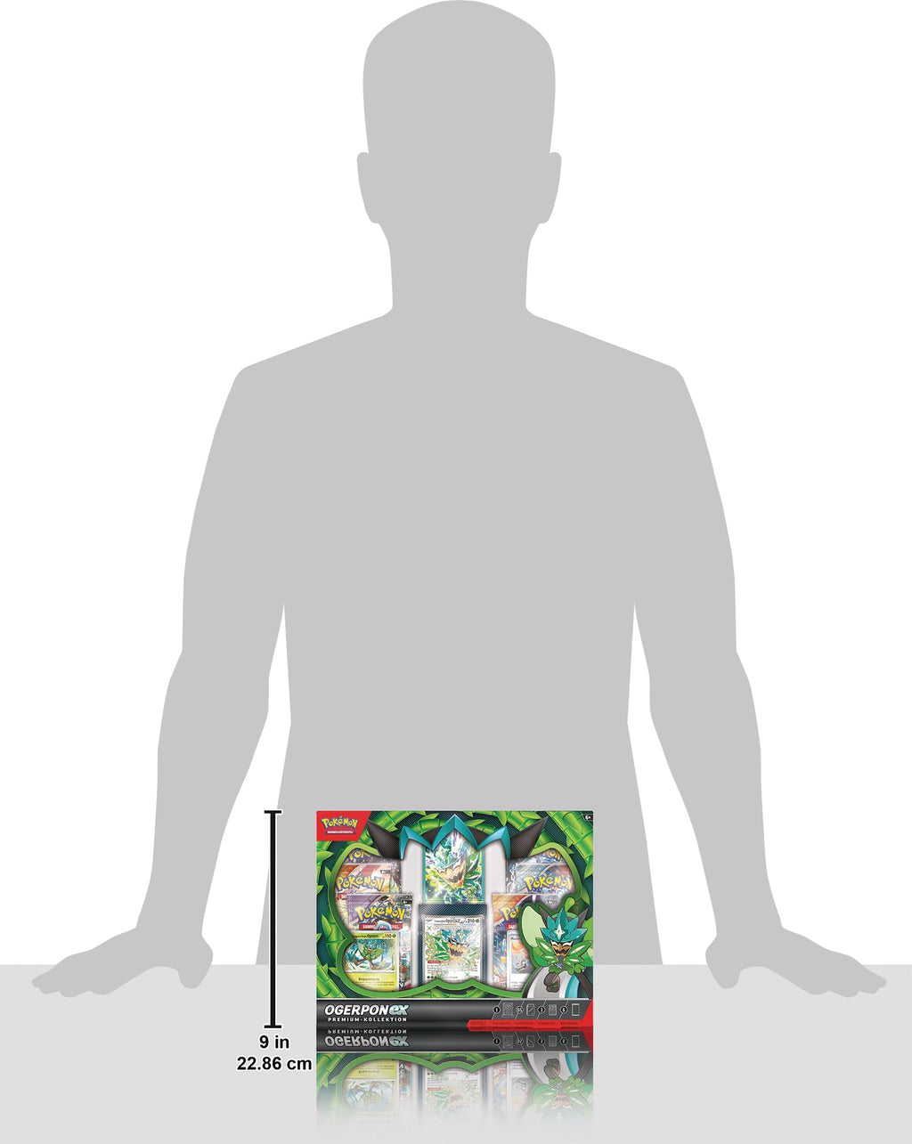 Pokémon JCC de Cartes à Collectionner : Collection Premium Ogerpon-ex (3 Cartes holographiques & 6 boosters)