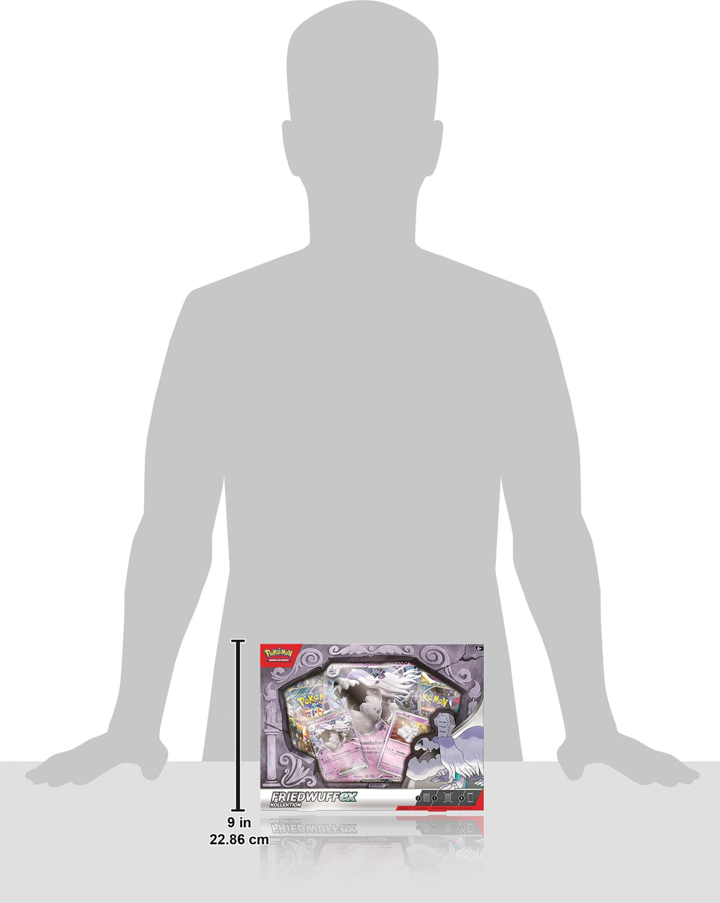 Pokémon JCC à Collectionner : Collection Friedwuff-ex (4 boosters, 2 Cartes holographiques & 1 Carte surdimensionnée)