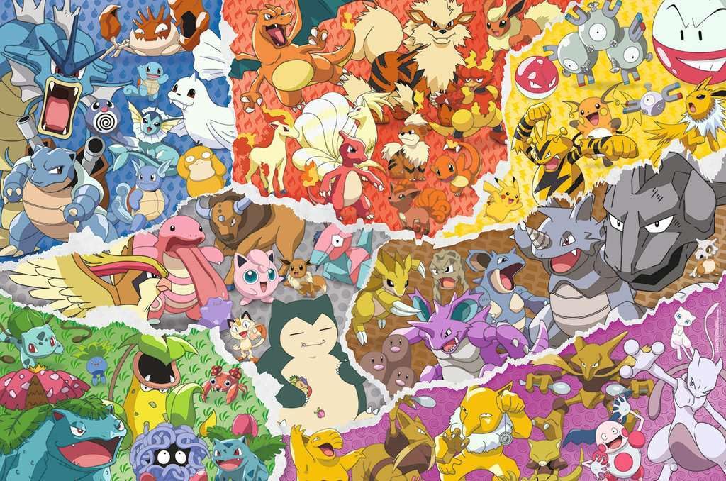 Ravensburger - Puzzle Adulte - Puzzle 5000 pièces - Pokémon Allstars - 16845 - Adultes et Enfants à partir de 14 Ans - Premium Puzzle de qualité supérieure - 16845