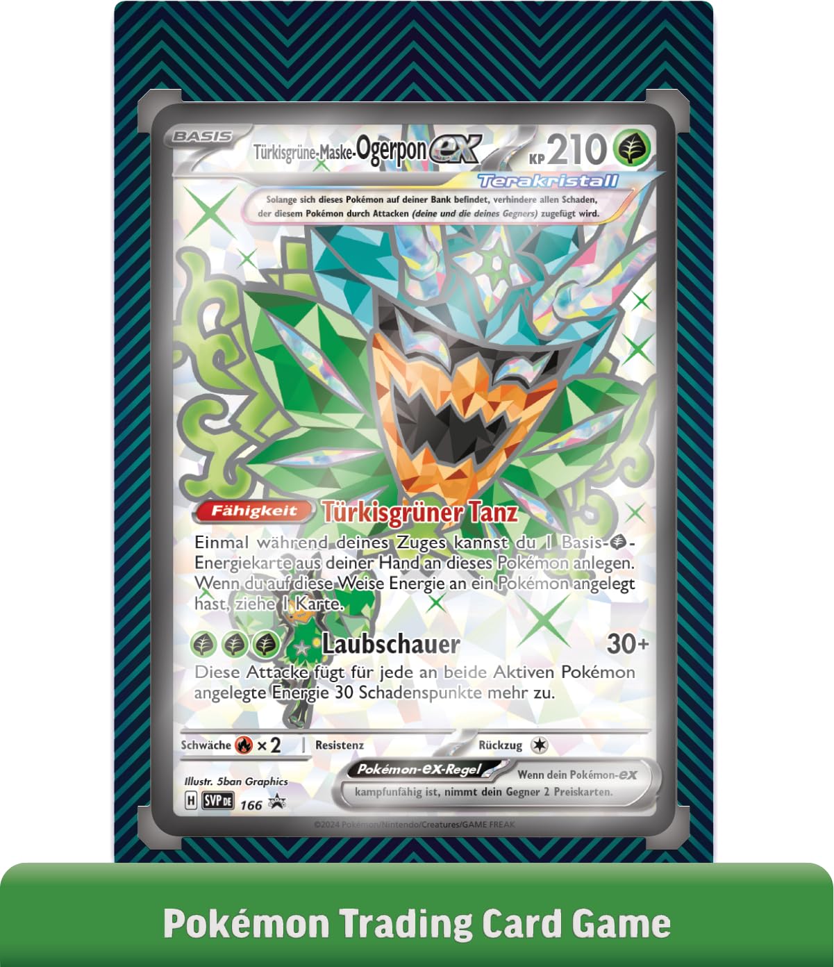 Pokémon JCC de Cartes à Collectionner : Collection Premium Ogerpon-ex (3 Cartes holographiques & 6 boosters)