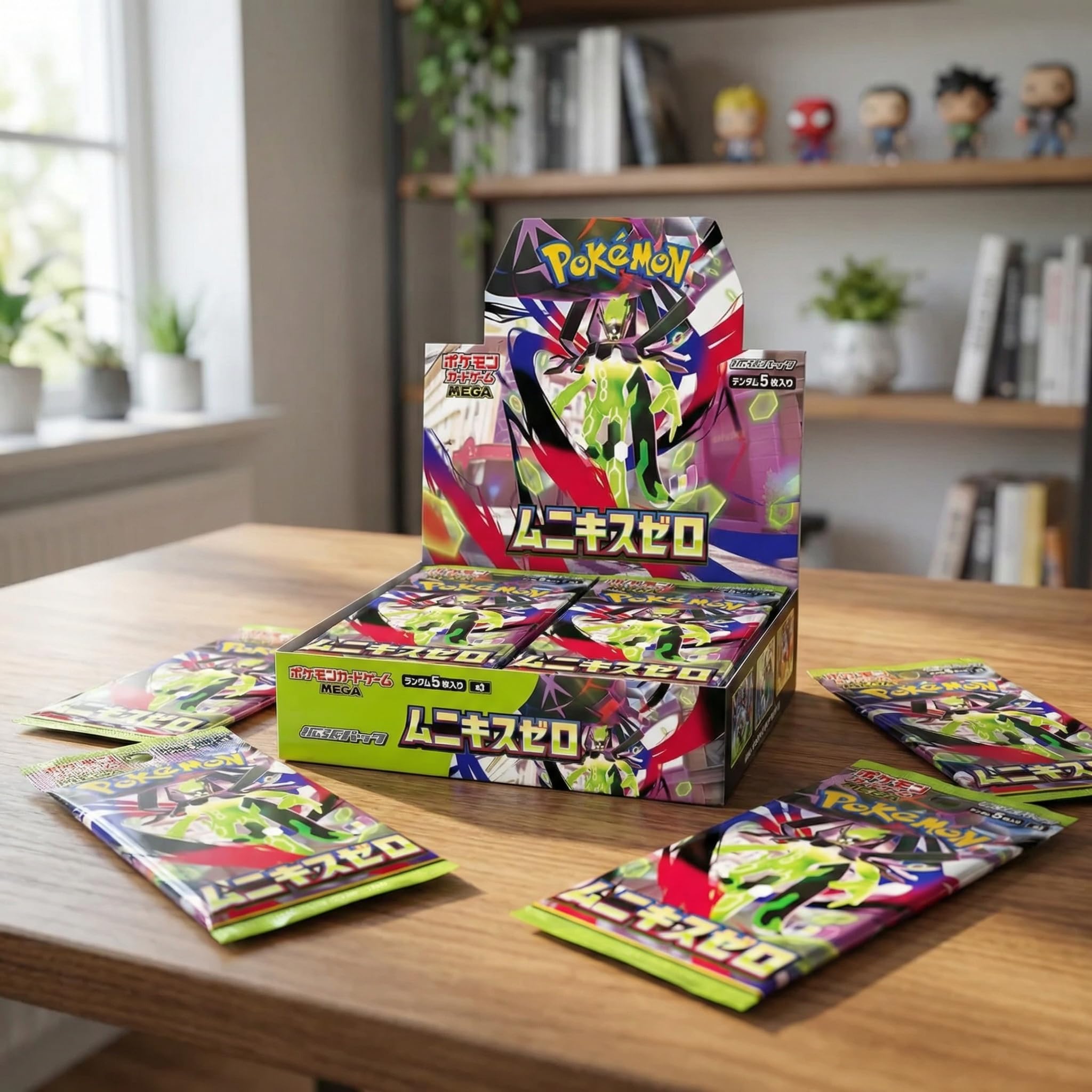 Pokémon Nihil Zero Display Japonais M3 - Munikis Zero Booster Box - Original Pokémon TCG Japon - 30 boosters de 5 cartes chacun - Mega-Zygarde-ex, Secret Rares & Collectionneurs Set