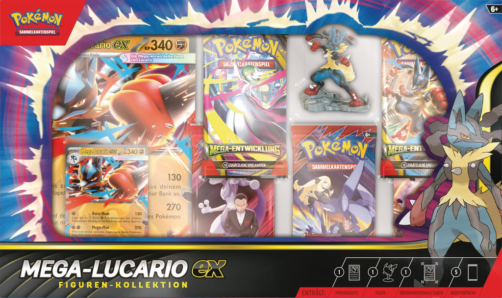 Pokémon (Jeu de Cartes à Collectionner), Collection de Figurines PKM Mega-Lucario