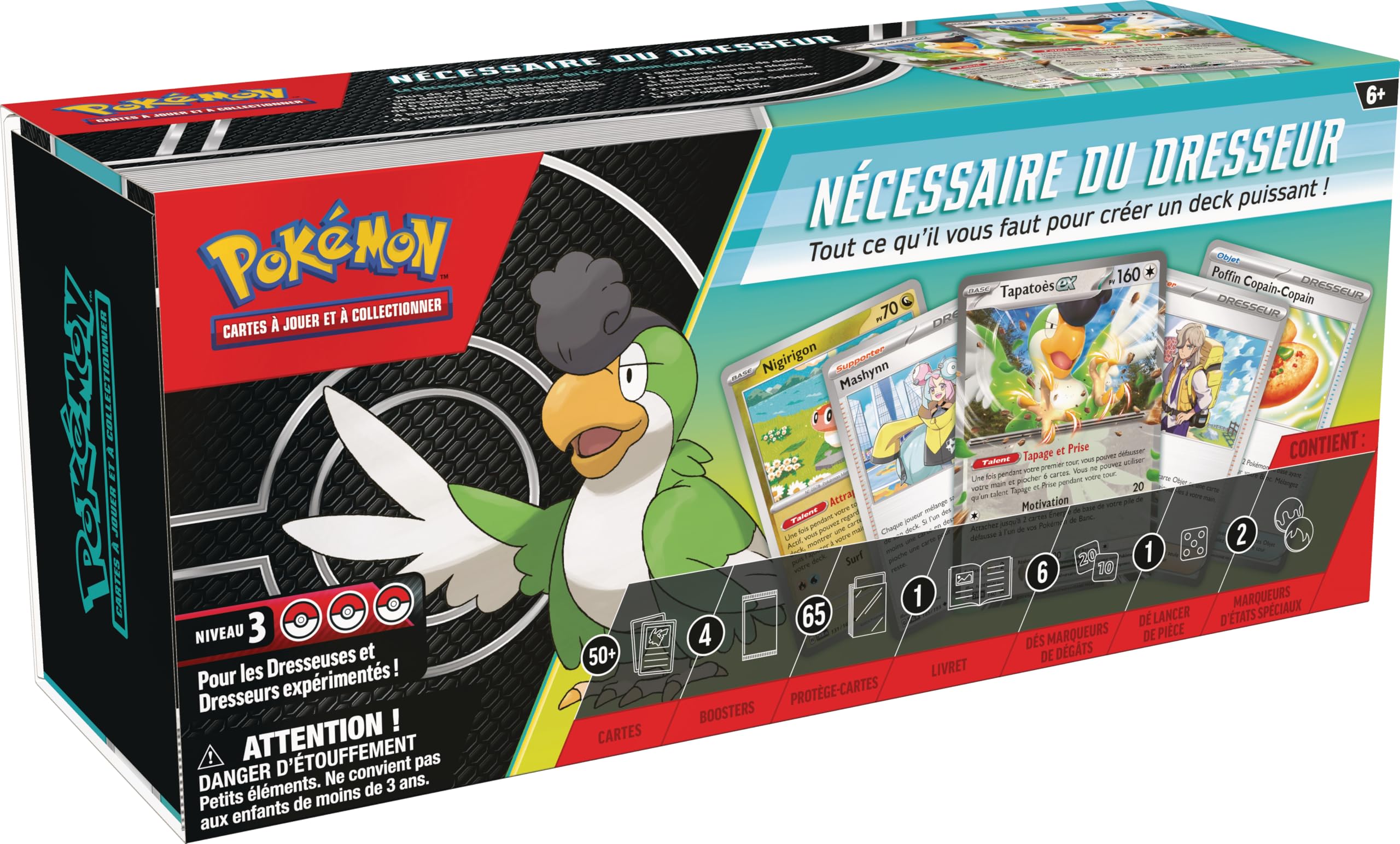 Pokémon: Nécessaire du Dresseur du JCC Pokémon (Plus de 50 Cartes utiles, 4 boosters et Plus)
