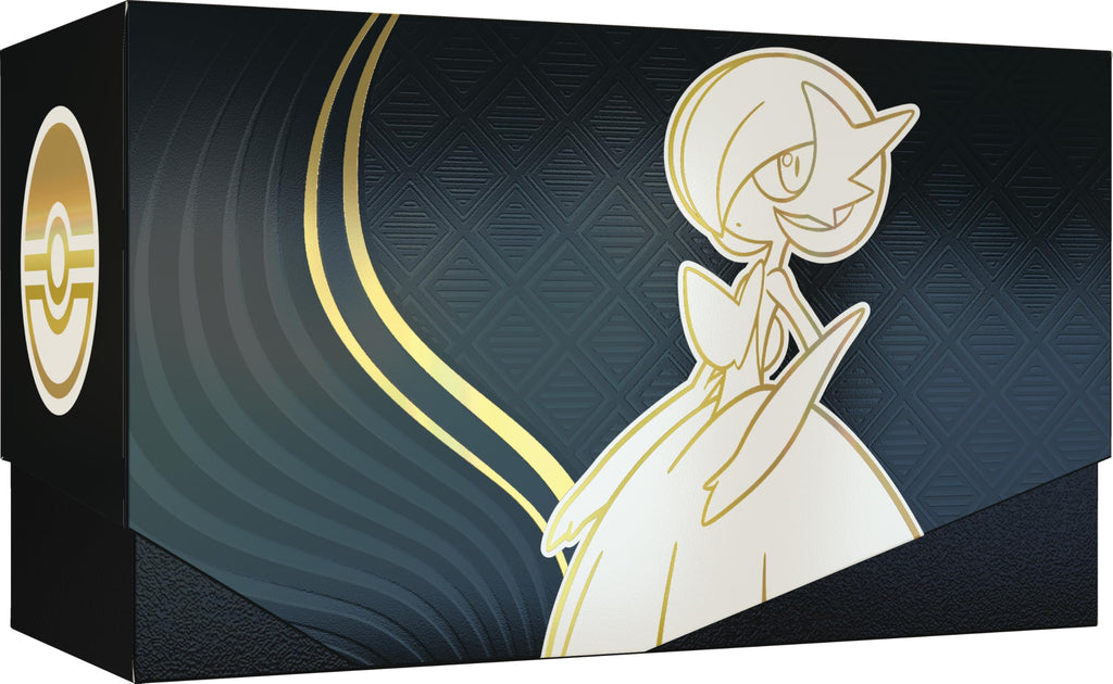 Pokémon: Ensemble Entraîneur Hors Classe (Gardevoir) de l'expansion Mégaévolution du GCC Pokémon (Une Carte complète, Neuf enveloppes d'expansion et Accessoires Premium)