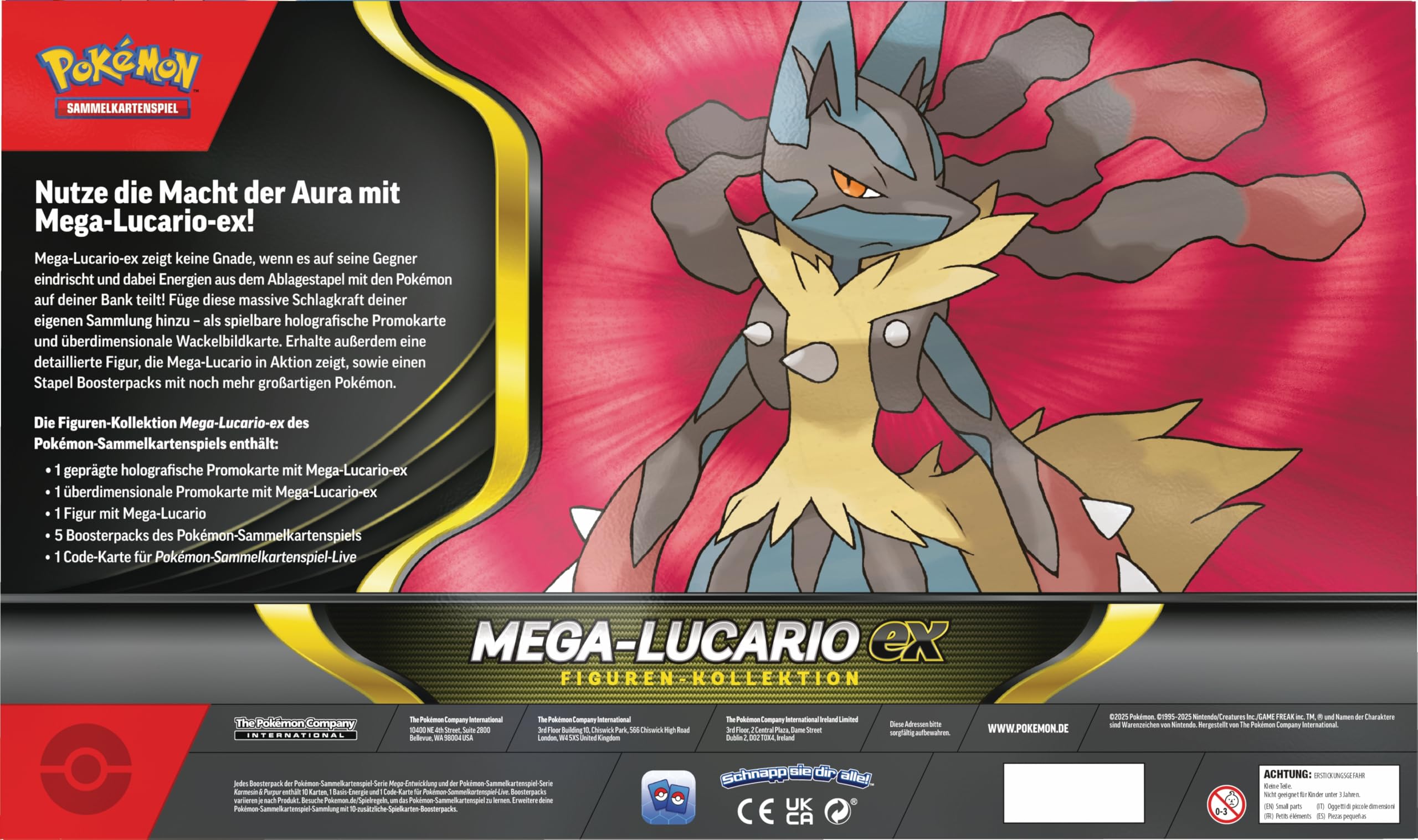 Pokémon (Jeu de Cartes à Collectionner), Collection de Figurines PKM Mega-Lucario
