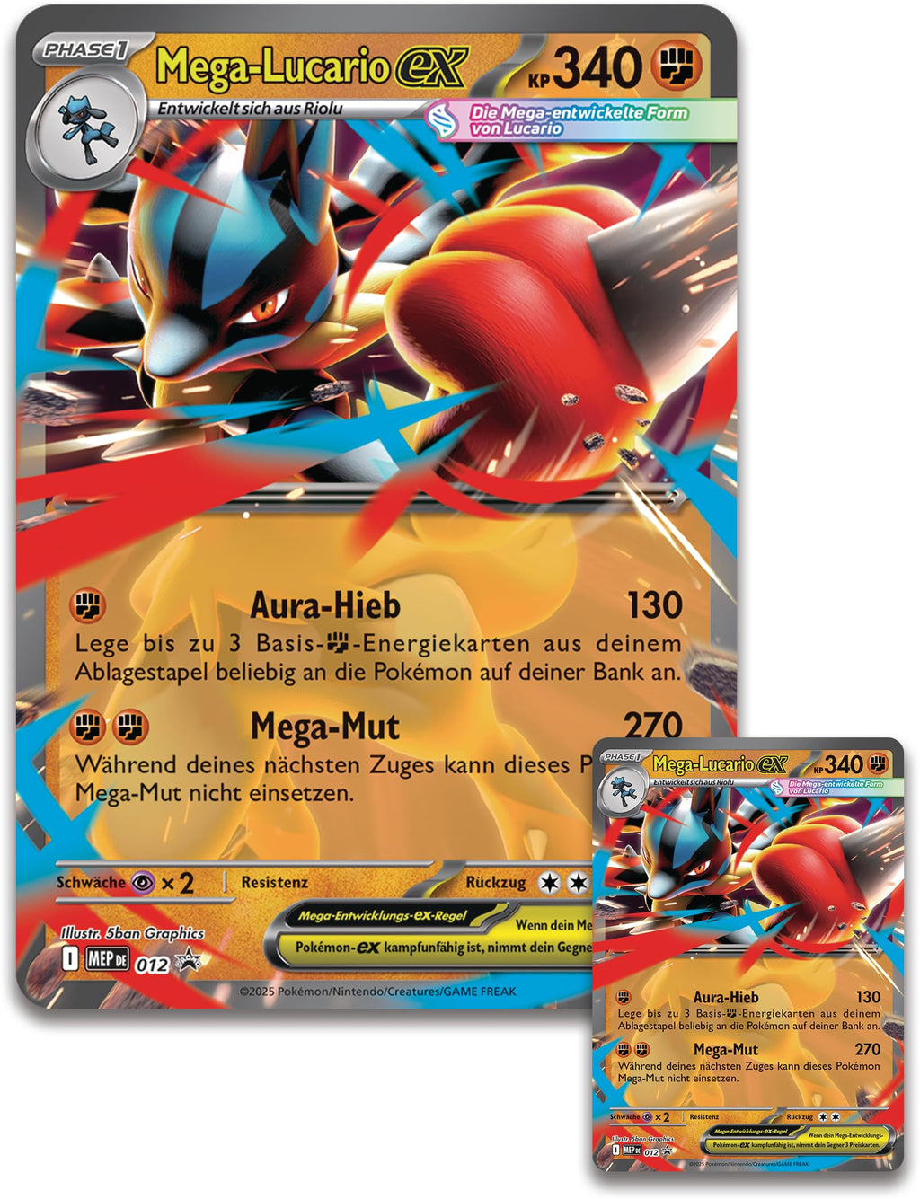 Pokémon (Jeu de Cartes à Collectionner), Collection de Figurines PKM Mega-Lucario