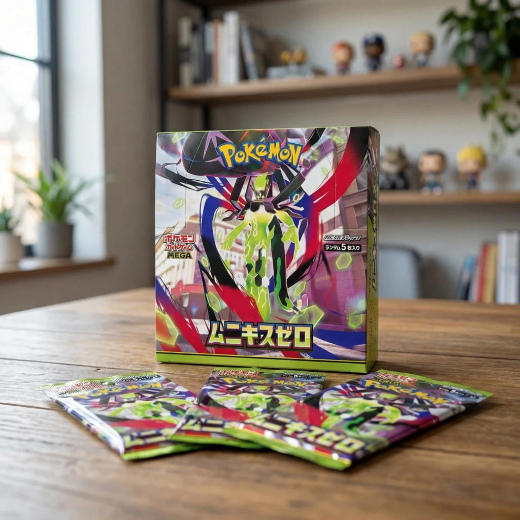 Pokémon Nihil Zero Display Japonais M3 - Munikis Zero Booster Box - Original Pokémon TCG Japon - 30 boosters de 5 cartes chacun - Mega-Zygarde-ex, Secret Rares & Collectionneurs Set