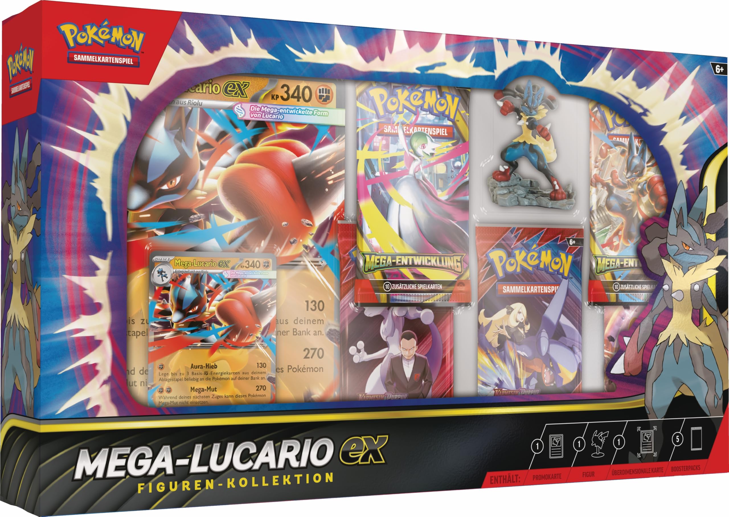 Pokémon (Jeu de Cartes à Collectionner), Collection de Figurines PKM Mega-Lucario