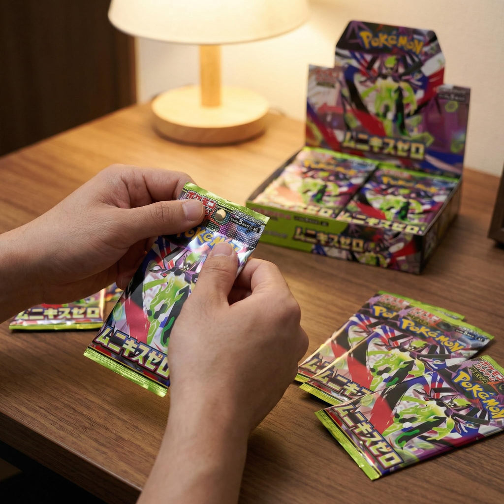 Pokémon Nihil Zero Display Japonais M3 - Munikis Zero Booster Box - Original Pokémon TCG Japon - 30 boosters de 5 cartes chacun - Mega-Zygarde-ex, Secret Rares & Collectionneurs Set