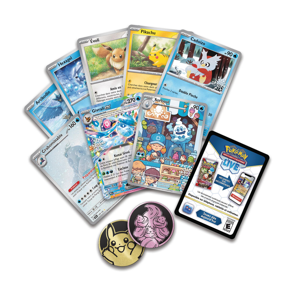 Pokémon : Calendrier des fêtes (8 Cartes Promo Brillantes, 6 boosters, 7 Packs Loisir et Plus)