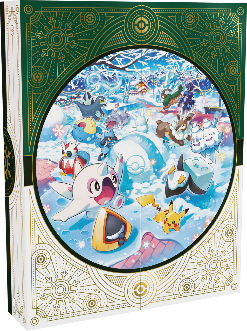 Pokémon TCG : Calendrier des fêtes (8 Cartes en Aluminium, 5 boosters et Plus)