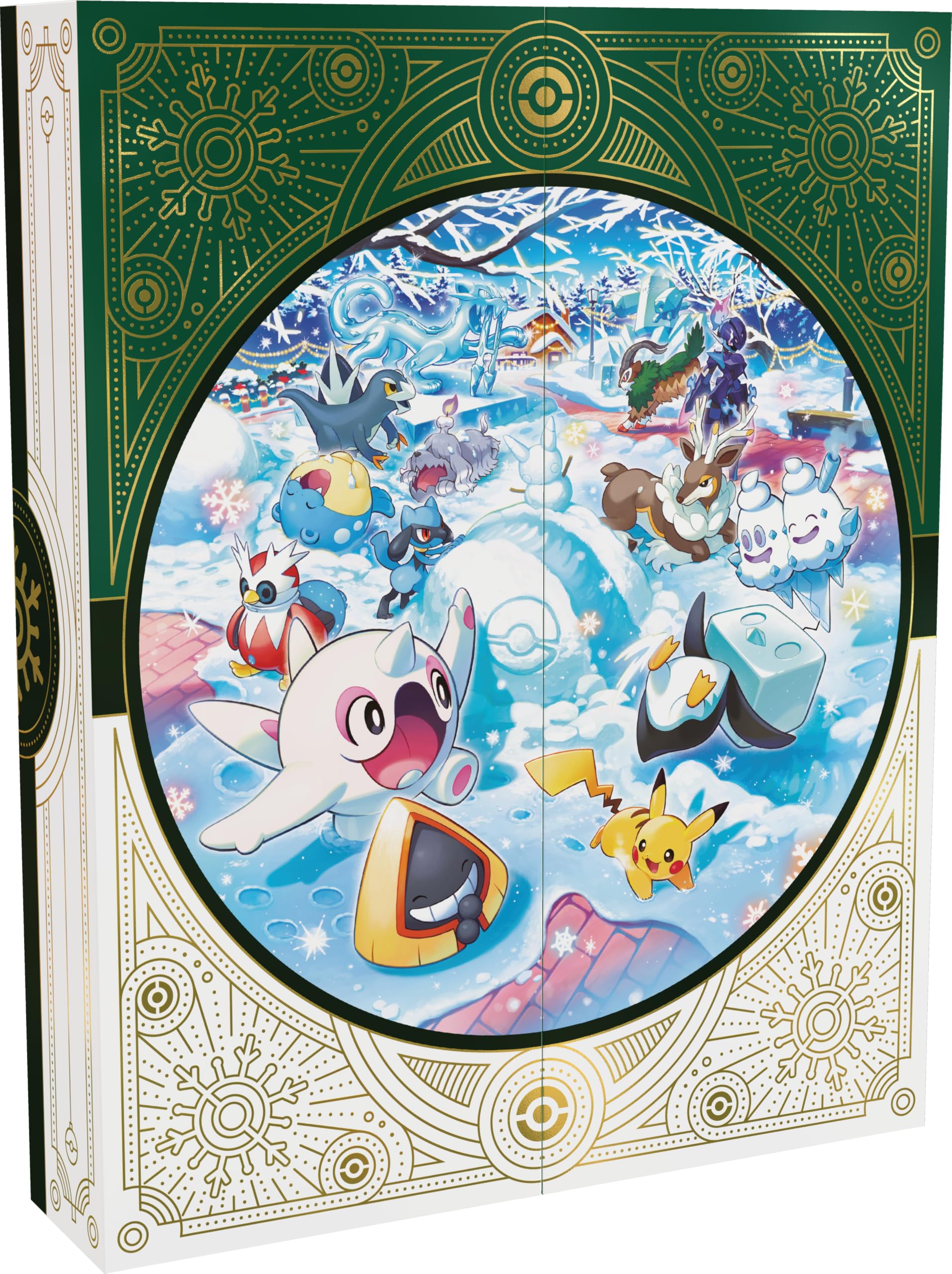 Pokémon TCG : Calendrier des fêtes (8 Cartes en Aluminium, 5 boosters et Plus)